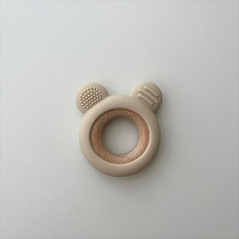 kawaii&born 歯固めリング くまちゃん シリコン 木製