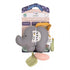 TIKIRI Elephant Vibrator Toy with Teether ぞうさんの 引っ掛けおもちゃ ベビーカー 布製おもちゃ ティキリ