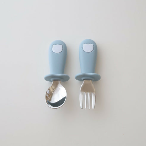 kawaii&born くまさん スプーン&フォーク カトラリーセット 子供用 ベビー用 KawaiiZou