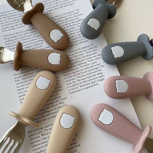 kawaii&born くまさん スプーン&フォーク カトラリーセット 子供用 ベビー用 KawaiiZou