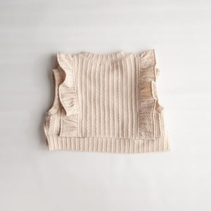 coto cotte ニットソー リボン ベスト 80cm 90cm 722-674026