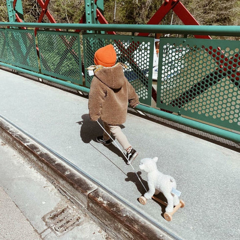 Egmont Toys 羊のメリー プルトイ PULL-ALONG MARY ひつじ エグモントトイズ EGM591026