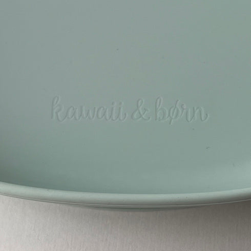 kawaii&born くまシリコンプレート 割れないお皿 離乳食 滑り止め ベビー食器 Bear