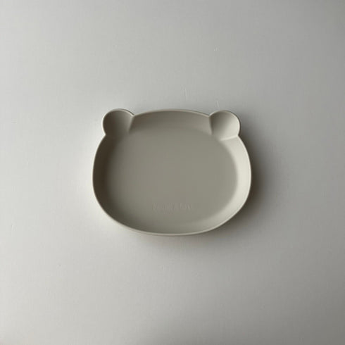 kawaii&born くまシリコンプレート 割れないお皿 離乳食 滑り止め ベビー食器 Bear