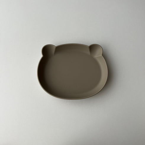kawaii&born くまシリコンプレート 割れないお皿 離乳食 滑り止め ベビー食器 Bear