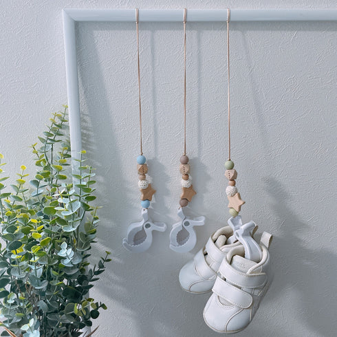 LABRO 赤ちゃんのお靴ホルダー シューズクリップ 星 ベビーカーに♪ ラブロ