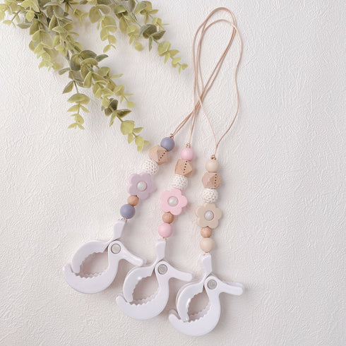 LABRO 赤ちゃんのお靴ホルダー シューズクリップ お花 ベビーカーに♪ ラブロ