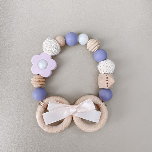 LABRO マグホルダー 木製 シリコンビーズ 花 フラワー ラブロ