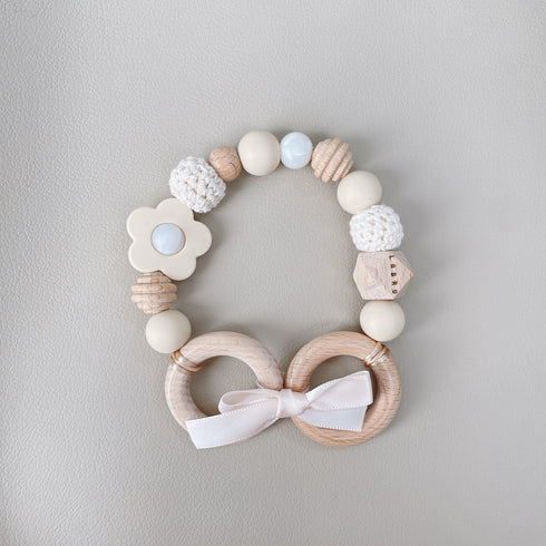 LABRO マグホルダー 木製 シリコンビーズ 花 フラワー ラブロ