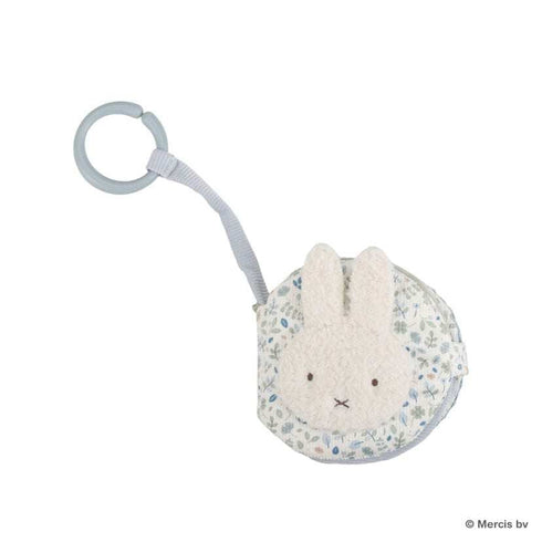 miffy x Little Dutch ミッフィー 布えほん ストラップ付き ラッキーリーブス 水色 ブルー