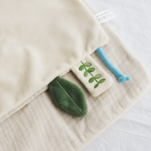 amanoppo ぬいけっと 青い鳥 ぬいぐるみ&ブランケットセット あまのっぽ