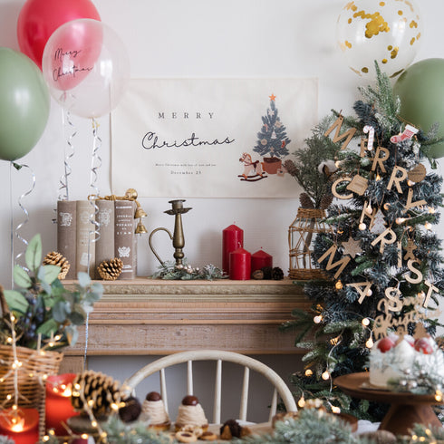 Hanamei クリスマス ウッド オーナメント モチーフ クリスマスツリー 飾り付け 木製 ツリー ハナメイ