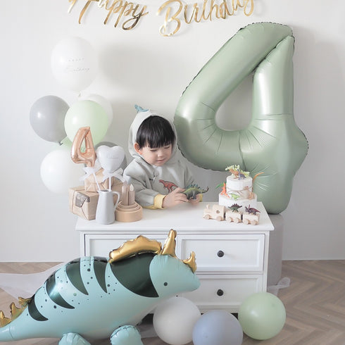 Hanamei バルーンパーティーキット ダイナソー 誕生日 飾り付け バースデー 男の子 恐竜 トリケラトプス ハナメイ