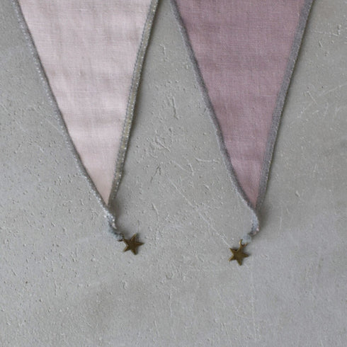 MOONTIC ファブリックガーランド グレイッシュピンク 全長2.8m ムーンティック