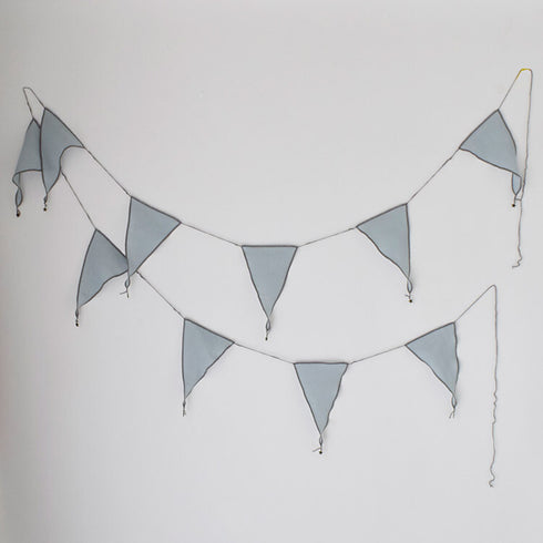 MOONTIC ファブリックガーランド ピンク ナチュラル ホワイト ブルー 全長2.8m HAPPY BIRTHDAY お誕生日ガーランド バースデー