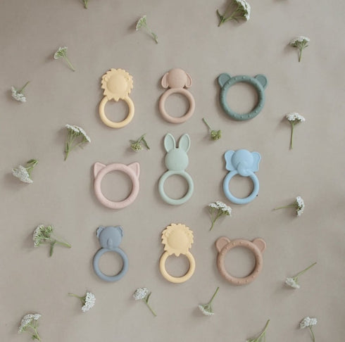 Mushie Animal Teether アニマルティーサー Dog いぬ ムシエ