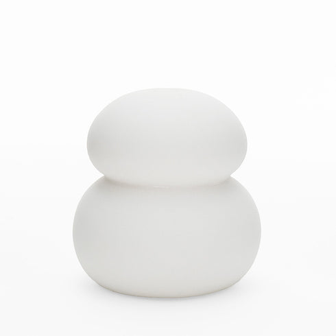 鏡餅 オブジェとしても使える半磁器のLEDライト 【Sサイズ】 お正月飾り 正月 雪だるま クリスマス サンタ帽子 shesay 108229