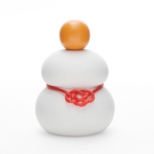 鏡餅 オブジェとしても使える半磁器のLEDライト 【Sサイズ】 お正月飾り 正月 雪だるま クリスマス サンタ帽子 shesay 108229