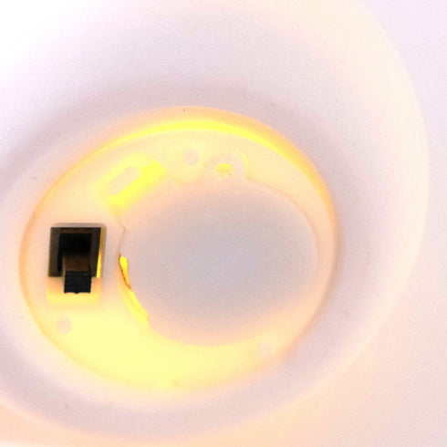 鏡餅 オブジェとしても使える半磁器のLEDライト 【Sサイズ】 お正月飾り 正月 雪だるま クリスマス サンタ帽子 shesay 108229