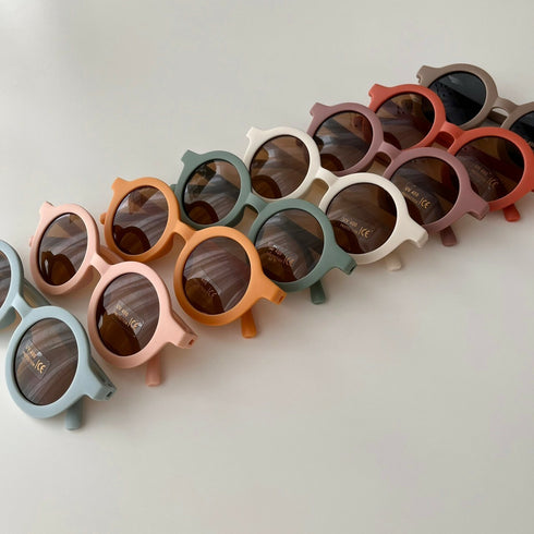 kawaii&born 紫外線99%カットのUV400 キッズサングラス ベビーサングラス 夏 日焼け対策