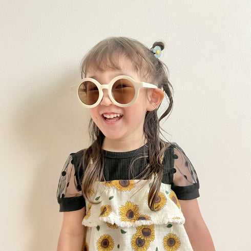 kawaii&born 紫外線99%カットのUV400 キッズサングラス ベビーサングラス 夏 日焼け対策