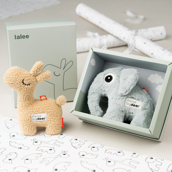 Done by Deer ソフトトイギフトボックス エルフィーブルー ラリーサンド ぬいぐるみ ダンバイディア