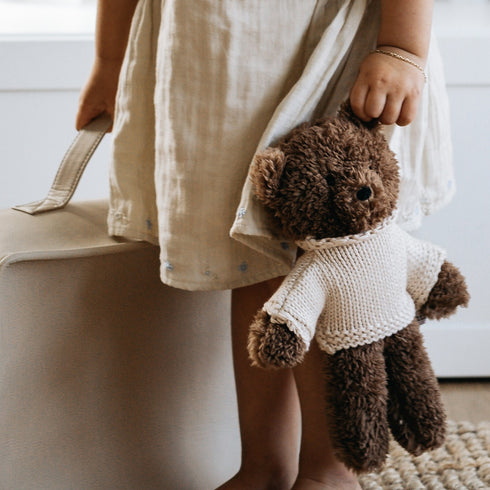 and the little dog laughed ミロベア Mサイズ ぬいぐるみ くま milo bear - medium アンド ザ リトル ドッグ ラフド