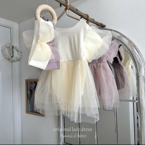 kawaii&born ベビードレス セレモニードレス 結婚式 フォーマル パーティー ベビー服 女の子 70cm 80cm 90cm