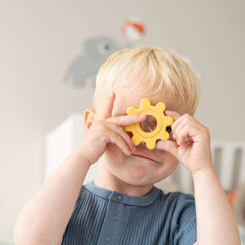 Done by Deer ビルディングブロックセット 34ピース つみき ディアフレンズ Building block set 34 pcs - Deer friends - Colour mix ダンバイディア