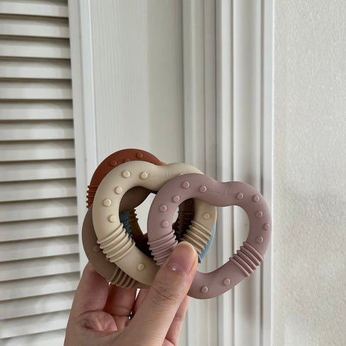 kawaii&born ハート型 歯固めリング シリコン