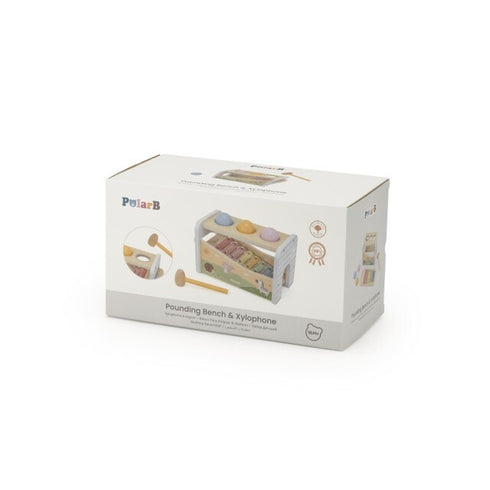 PolarB ハンマーシロフォン 木製おもちゃ 楽器 ハンマー TYPR44270 ポーラービー