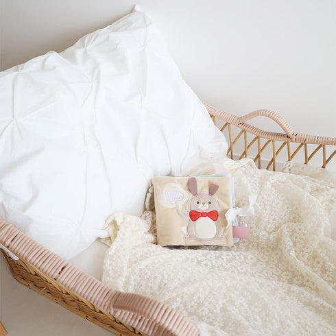 amanoppo ふんわりえほん BOX入 「うさぎたちのお茶会」 布絵本 あまのっぽ