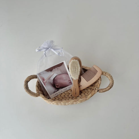 kawaii&born 新生児から使える 天使のブラシ 2本セット