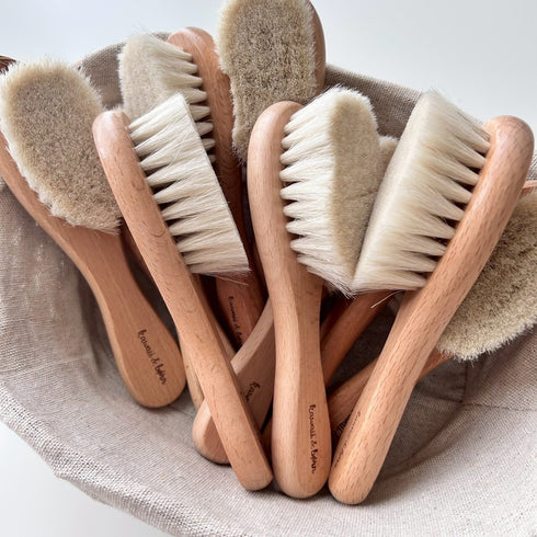 kawaii&born 新生児から使える 天使のブラシ 2本セット