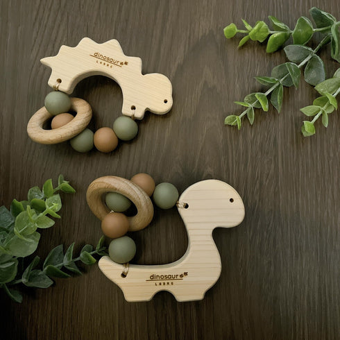 LABRO 恐竜はがため 木製 木のおもちゃ ファーストトイ ラブロ