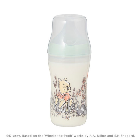 NUK ヌーク パーフェクトマッチ ほ乳びん (プラスチック製) 260ml くまのプーさん 適温目盛り付き FDNK10742042