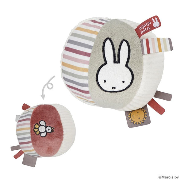 miffy ミッフィー ベビーボール フラッフィー ピンク 布製おもちゃ TYMIFNIJN912