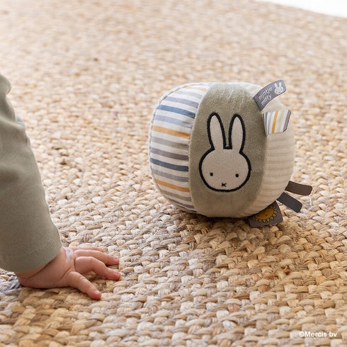 miffy ミッフィー ベビーボール フラッフィー ブルー 布製おもちゃ TYMIFNIJN913