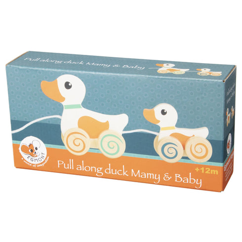 Egmont Toys 木製 あひるの親子 プルトイ PULL ALONG MAMMY AND BABY DUCK 引っ張るおもちゃ エグモントトイズ