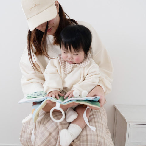 amanoppo ふんわりえほん BOX入 「こぐまくんの焼きたてパン」 布絵本 あまのっぽ