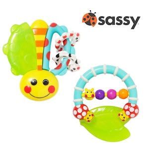 Sassy サッシー カミカミあおむし / カミカミてんとうむし ベビー歯固め