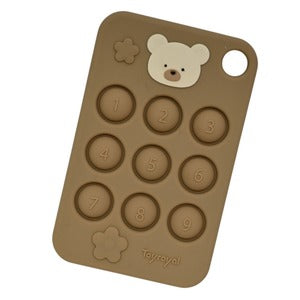 Toyroyal くまさん シリコン ポップホン ダークブラウン トイローヤル