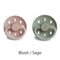 FRIGG フリッグ Moon Latex 2PC SET ムーンセット おしゃぶり 2個セット Blush / Sage Mushie ムシエ