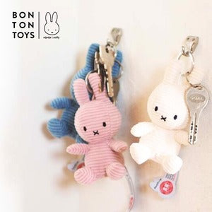 BON TON TOYS Miffy Corduroy Keychain ミッフィー コーデュロイ キーチェーン ぬいぐるみ