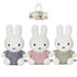 miffy ミッフィー ぬいぐるみ 25cm フラッフィー ブルー ピンク グリーン