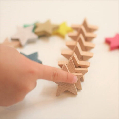 kiko+ キコ tanabata タナバタ 木のおもちゃ ドミノ 星 おままごと クッキー スター kiko+&gg*
