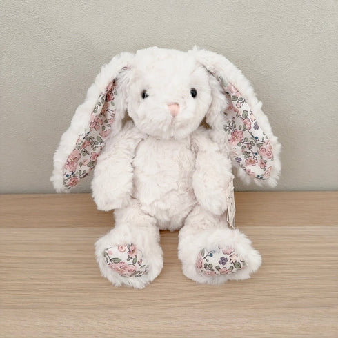 MON AMI フェイス クリーム フローラルバニー Sサイズ うさぎ ホワイト ぬいぐるみ モナミ ST1239