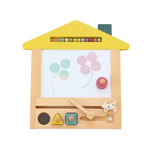 gg* ジジ oekaki house オエカキハウス おえかきボード 木のおもちゃ おうち キャット くるま ドッグ kiko+&gg*