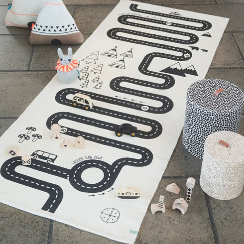 OYOY mini Adventure Rug アドベンチャーラグ 道路 くるま遊び 子供部屋 オイオイミニ