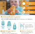 Cognikids 哺乳瓶用ハニカムカバー Baby Bottle Gripper 哺乳瓶カバー スカイブルー コグニキッズ